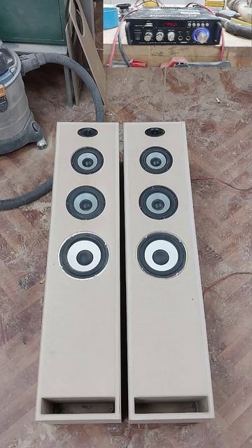 Пробный запуск акустики перед финишной отделкой и сборкой