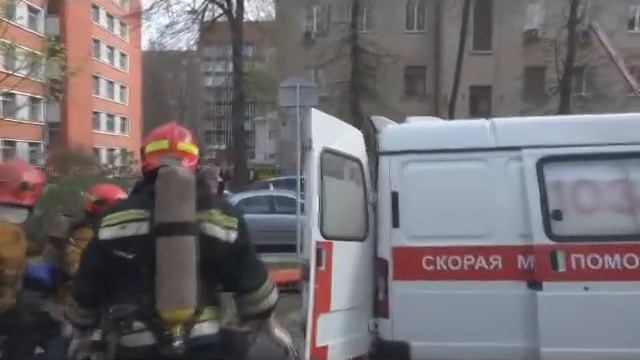 21.04.2014 ул.Чернышевского,7а - Пожар в квартире смотреть онлайн
