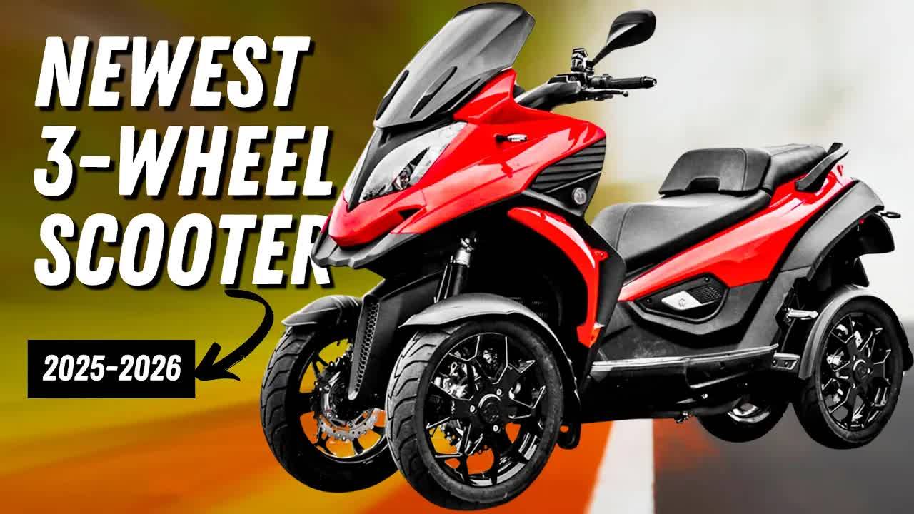 ТОП-10 крутых трициклов и макси-скутеров 2026 года! Кто выживет в эпоху электрокаров смотреть онлайн