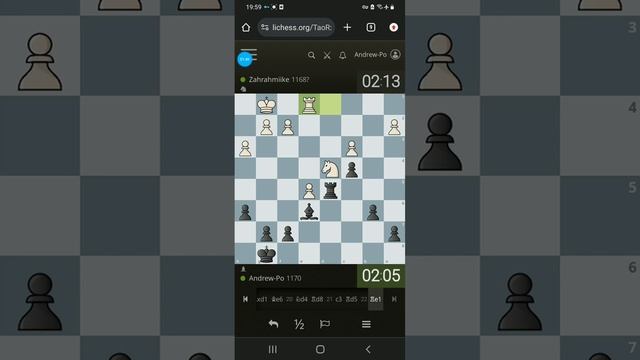 Шахматы на lichess.org. Наверно новичок. смотреть онлайн