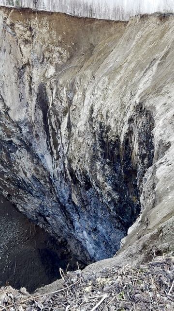 Провал земли в Шерегеше