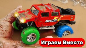 Машинки мультики 🚜🔍 Играем с экскаватором: ищем спрятанную машинку под землёй 🚜🔍 Для детей 👍