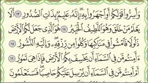 Читаю суру аль-Мульк ( 67) от начала до конца #коран #мульк #таджвид