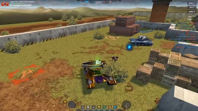 Isida Vampire/Viking/Crisis on Sandbox TDM | Tanki Online | танки Онлайн смотреть онлайн