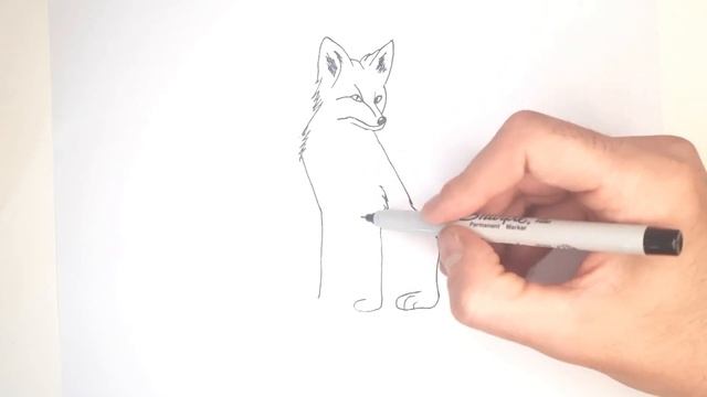 Как Нарисовать Красивую ЛИСУ Поэтапно смотреть онлайн