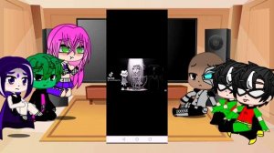 реакция юных титанов вперед+Робин на ТТ (сори что удалила😅)