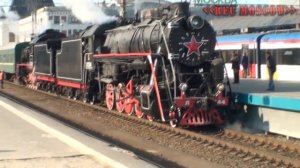Сплотка Паровозов Эр-774-38 и Л-2344 на Ярославском Вокзале