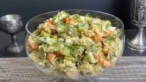 Салат с куриной грудкой