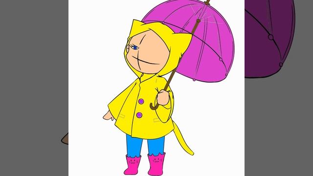 Рисунок "Дождь" от ibis Paint X