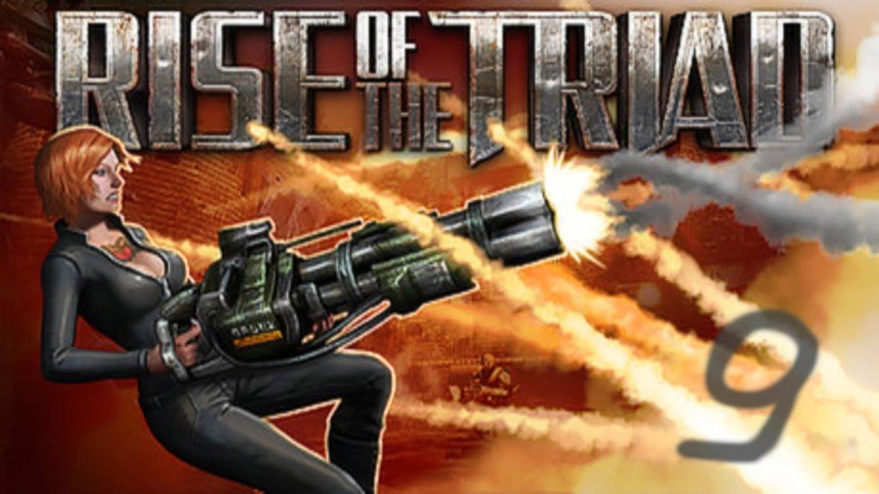 Прохождение Rise of the Triad #9 (Four-way Chamber)