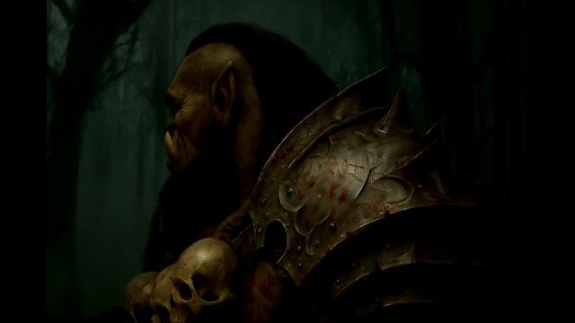 Detailed Ancient Orcs in a Misty Dark Forest смотреть онлайн
