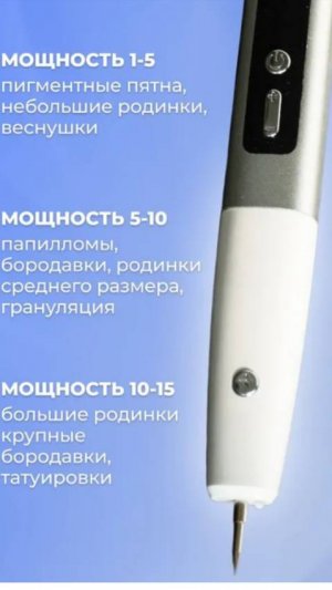 Ручка коагулятор лазерная, для удаления пятен, татуировок, папиллом.