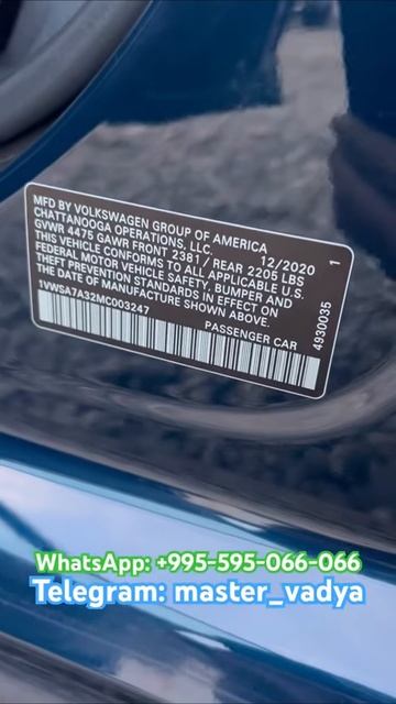 Volkswagen Passat в Луганск из Грузии, через Мастер Вадю!#automobile смотреть онлайн