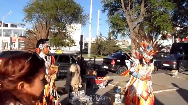 Индейцы из Эквадора в Астрахани- Moviento Indigena