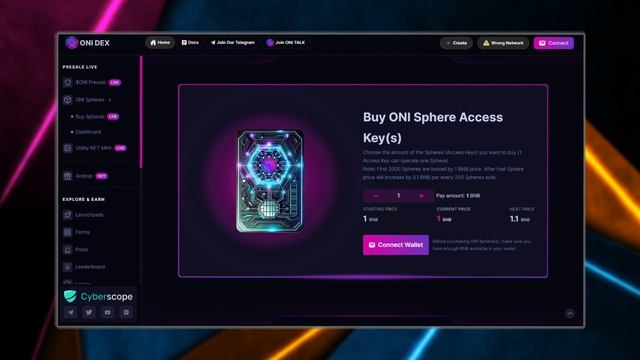 Oni Exchange: Новейший DeFi и GameFi проект на ранней стадии!