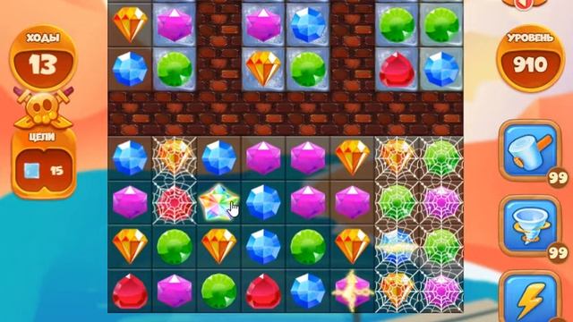 Сокровища Пиратов 910 уровень - Pirate Treasures Level 910 смотреть онлайн