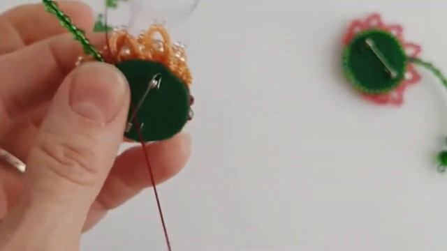 Мастер класс по броши _Гербера _ Часть 2.2