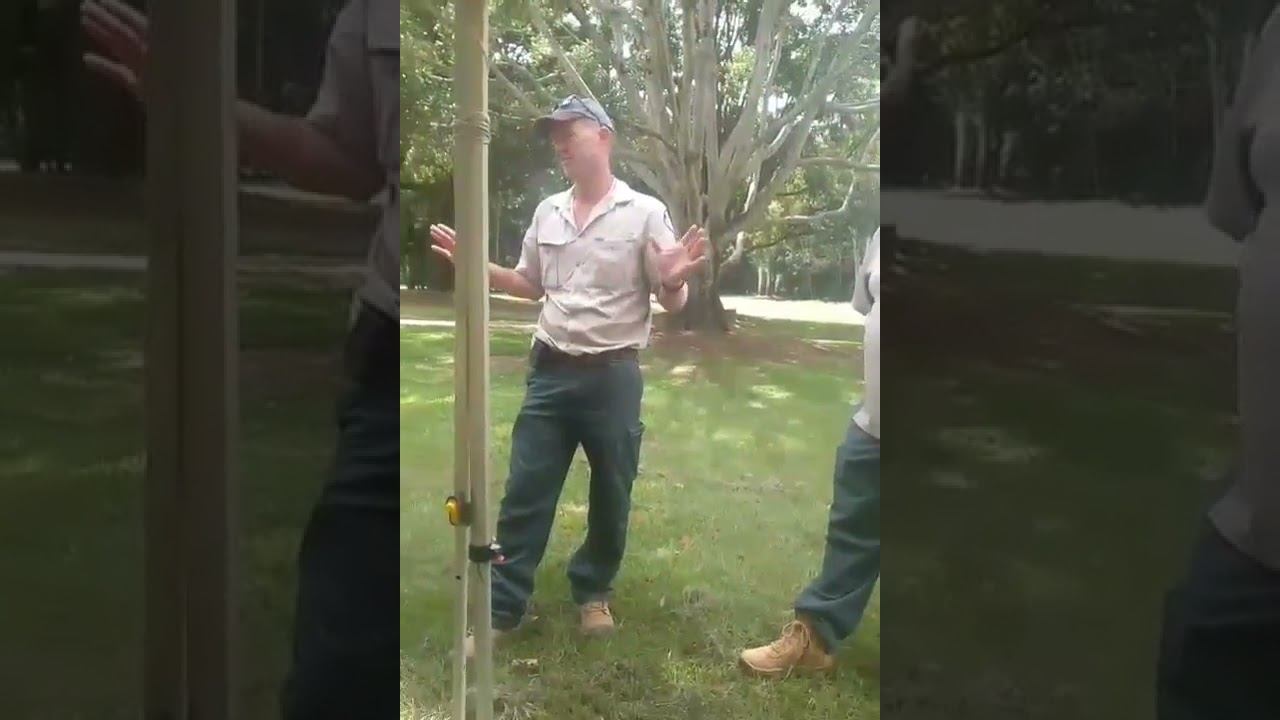Wit Boooka Tells Park Rangers The Cultural Importance Of The Bunya Trees.