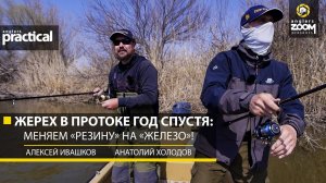 Жерех в протоке год спустя: меняем «резину» на «железо»! А. Ивашков. А. Холодов. Anglers Practical
