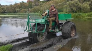 Тест-драйв самодельного вездехода.