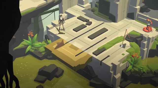 Lara Croft Go прохождение часть 2. Лабиринт змей.