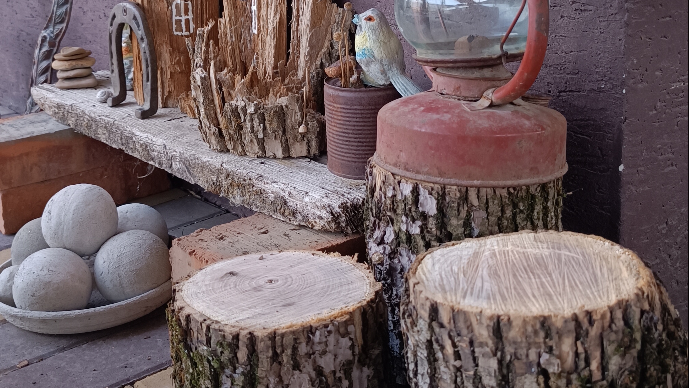 Лавочка, декор для сада. 01.05.2025г.#Кубань#сад#декор#весна#своимируками