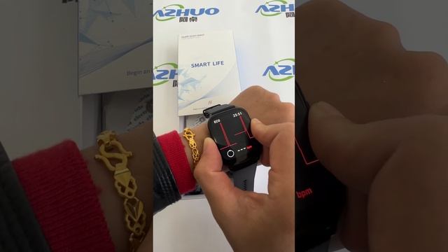 Ep03 smart watch with ECG. Blood Glucose measure function from Azhuo. смотреть онлайн
