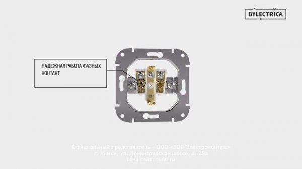 Серия «СТИЛЬ». Розетки и выключатели от производителя «Bylectrica».