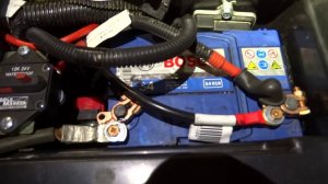 Stels Guepard, установка аккумулятора от авто на 40a/h