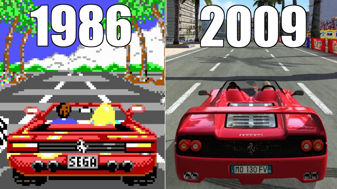 Эволюция серии игр OutRun [1986-2009] смотреть онлайн