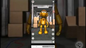 говорящий Рoби удалённая игра 5# Робби танцует