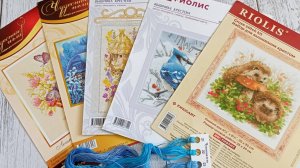 Вышивка крестом. Моя хомячья норка. Наборы от Риолис и Чудесной иглы.