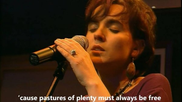 Solas - Pastures of Plenty с субтитрами