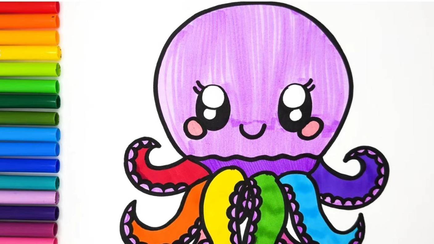 Весёлый осьминожка