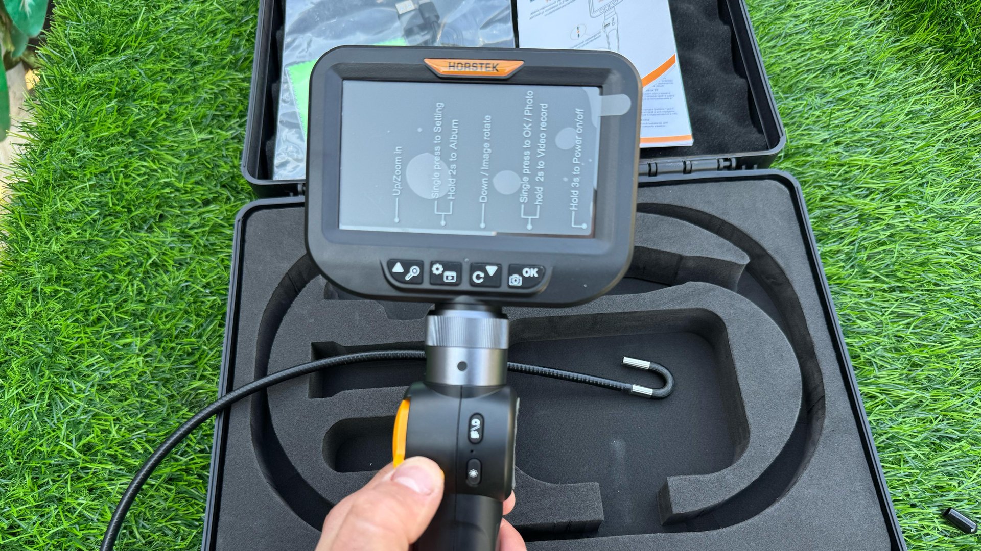 Профессиональный видеоэндоскоп HORSTEK VS 600 PRO. смотреть онлайн