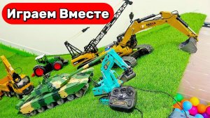 Машинки мультики 🚜🎮 Игрушечные машинки-трансформеры: танк и грузовик 🚜🎮 Видео для детей