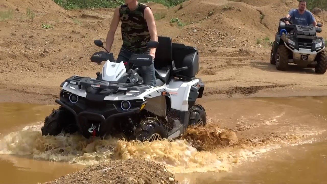 Засадили в болоте карьера CFmoto X8