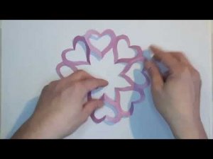 Сердечки из бумаги А4. Идея для дня Святого Валентина