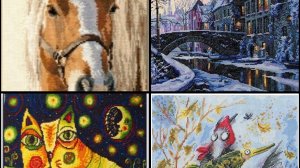 4/25. Новые старты. "Адель" Алиса, "Зимний вечер" NKF, "Золотая рыбка" РТО. Вышивка крестом.