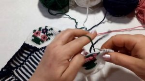 следки тунисским крючком