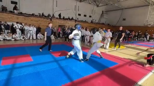Дубинець Андрій (ака)м.Кропивницький VS Лобода Даниїл (сіро)м.Київ U15-55кг бій1 смотреть онлайн