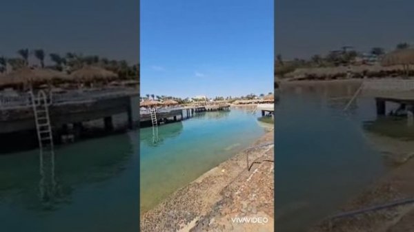 Sunrise aqua joy4* Хургада. Обзор пляжа. 08.2024.