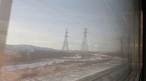 Поездка от ст. Сара до ст. Медногорск на ЭД9М-0096 3451