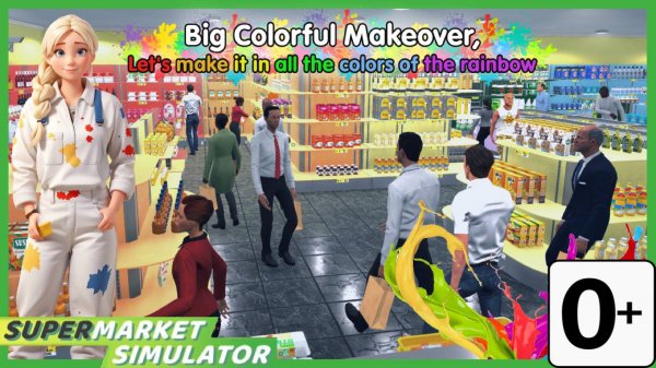 Supermarket Simulator - Big Colorful Makeover.
