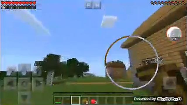 Я и Динар играем в майнкрафт