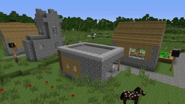 Minecraft строю деревню компота №13(последняя часть)