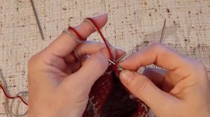 knitting_socks МК НОСКИ ЖАККАРДОМ  часть 2 ПЯТКА РАСПРЕДЕЛЕНИЕ УЗОРА