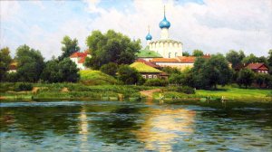 Летние пейзажи художника Бориса Щербакова