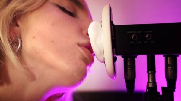 Elsa ASMR Wet Ear licking