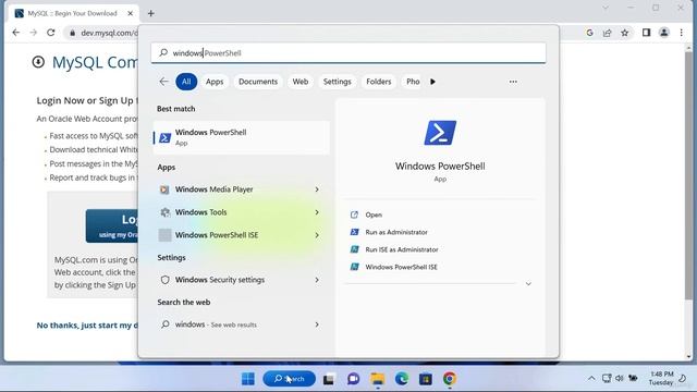 48.003 Installing MySQL on Windows смотреть онлайн